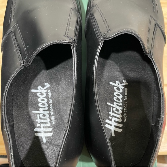 Hitchcock Black Dual-Gore Kent Slip-on Wide Shoes - Picture 5 of 7